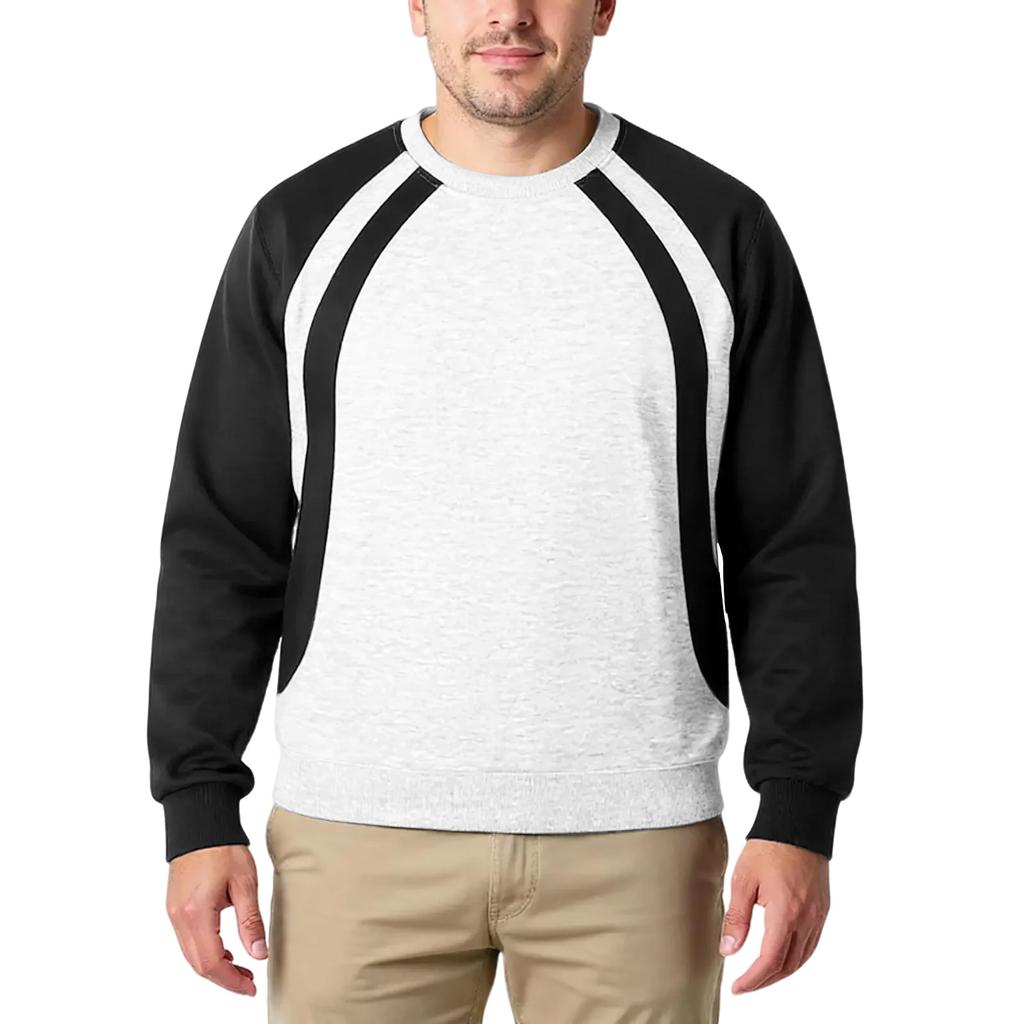 Men's Hoodie Loose Casual Long Sleeved Round Neck