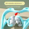 Deep Tissue Neck Massager 360 Roller For Neck Shoulder Waist Leg Foot Pain Relief Handheld Relaxer Tool