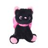 PP Cotton Bow Cat Plush Keychain Soft Stuffed Doll Keychain Kitty Keyring Doll  Backpack Decor