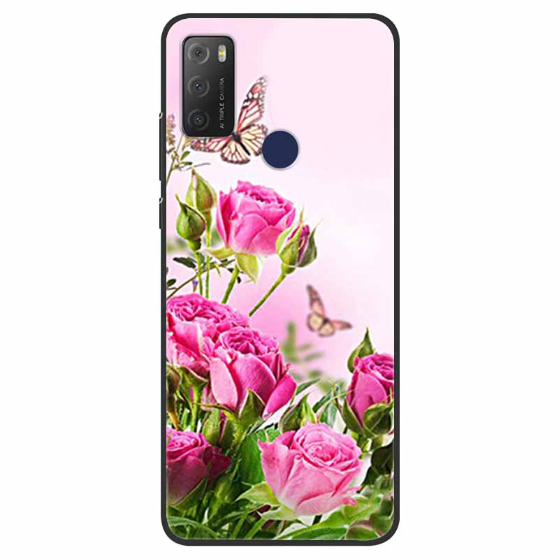 For TCL 20Y Case Shockproof Silicone Soft Phone Back Cover For TCL 20E 6125F Case TPU Bumper Coque For TCL20Y TCL20E 20 Y Funda
