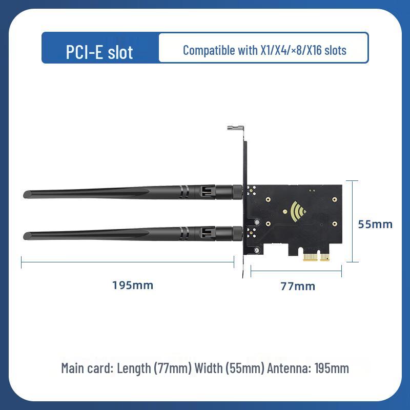 EB-LINK PCI-E Desktop Wireless Network Card (CN Version)