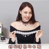Black Lace Clavicle Chain Female Elegant Neck Accessories