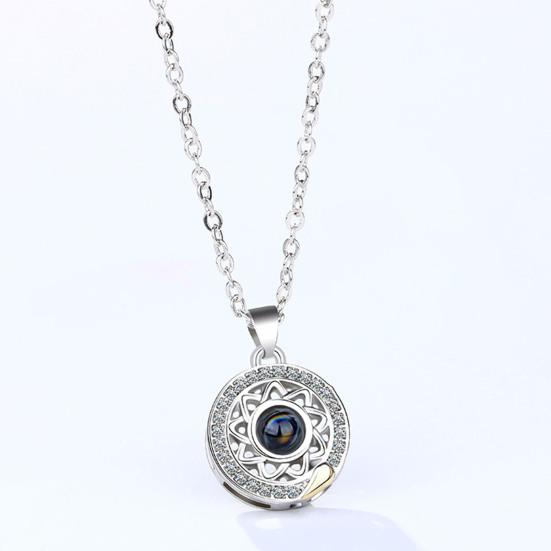 Coliere simple pentru cuplu Accesoriu cu lanț Coliere delicate pentru cuplu