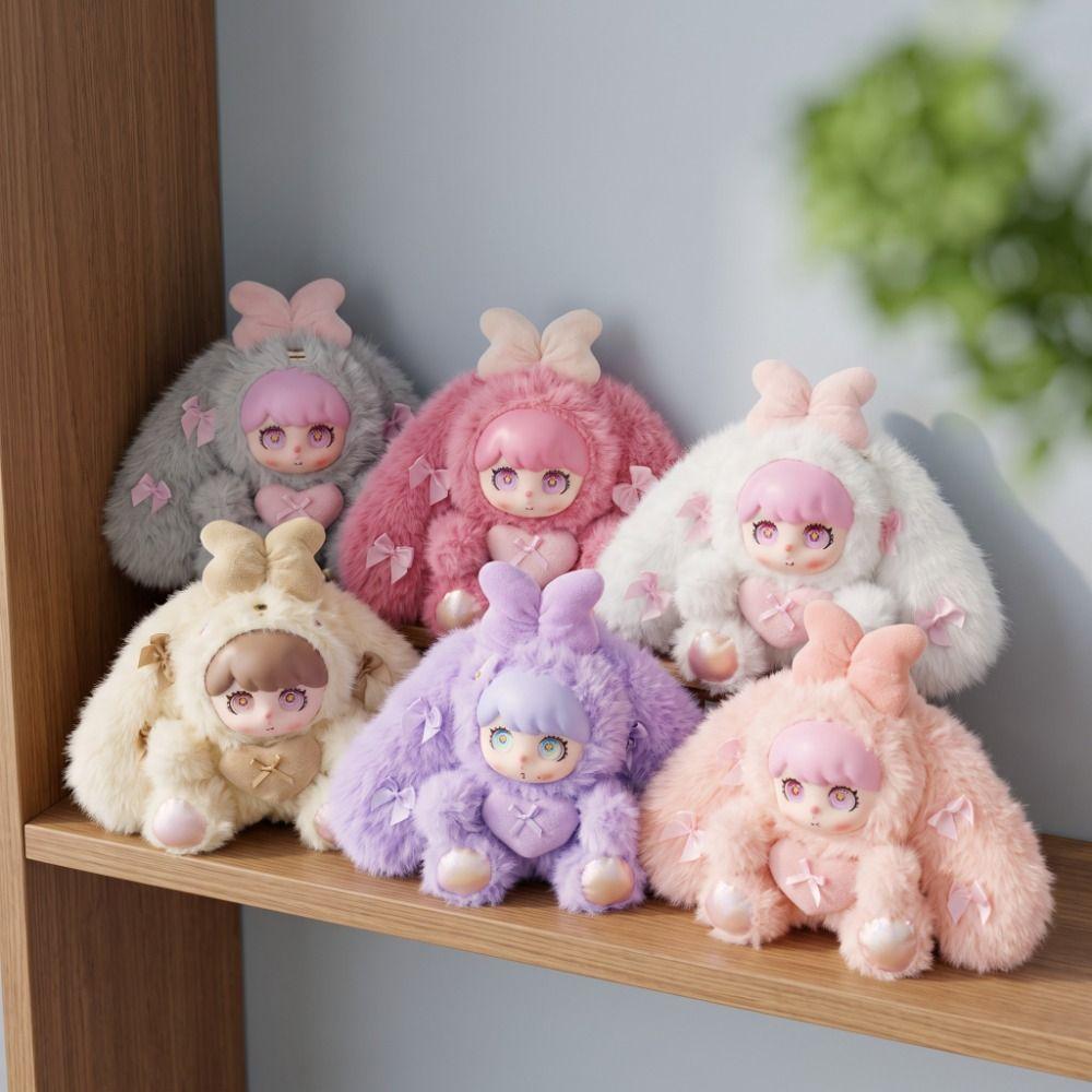 Hangings Decoration Vinyl Face Plush Toys Bag Charm Bunny Bag Pendant Bag Charm
