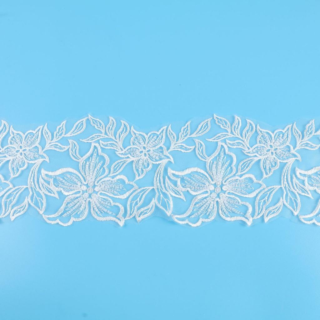 Star Lace Bead Embroidery Lace Accessories Wedding Dress Veil Children'S Clothing Stage Clothing Lace 14Cm