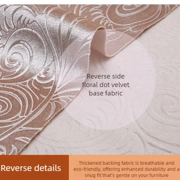 Thick 3D Embossed Gold Velvet Fabric for Sofa Covers, Cushion Covers, Clothing, Duvet Covers, Bedspreads, DIY High-end Velvet Fabric