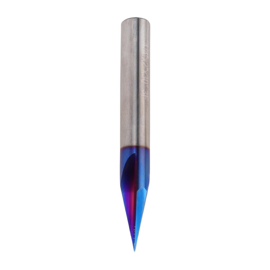 V Groove Engraving Router Bit 30 Degree 3 Flute 1 4in Shank Nano Coated Carbide for Carving