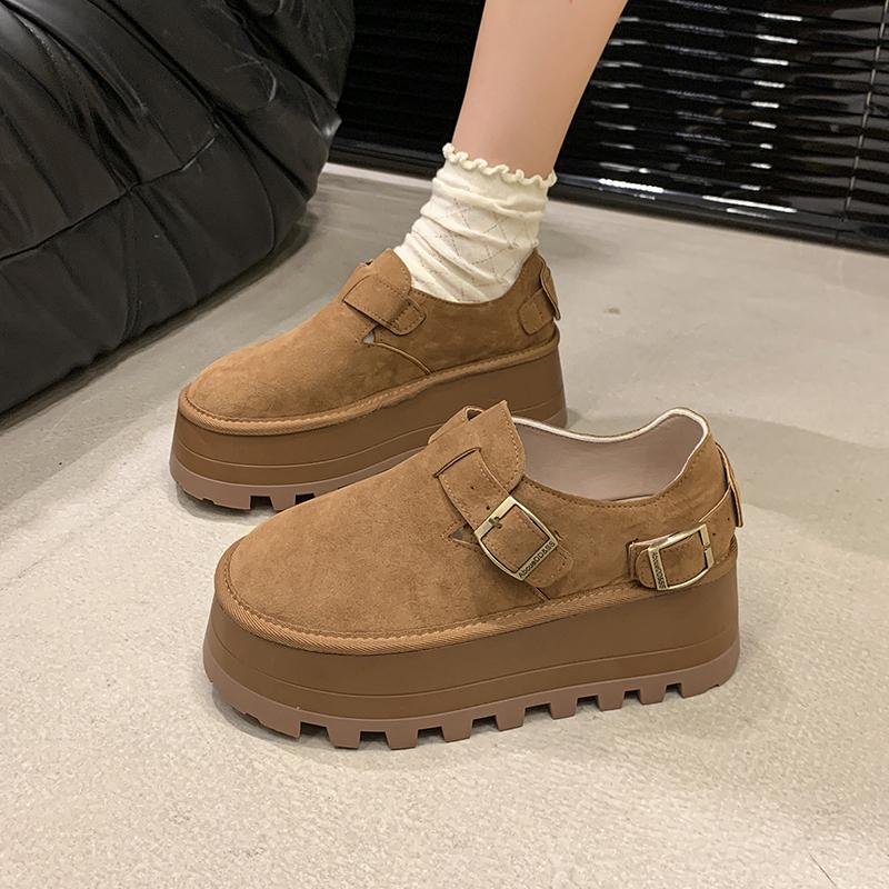 

женские кроссовки с круглым носком на платформе с неглубокой подошвой повседневные кроссовки женские весна и осень новые ретро дизайнерские туфли для женщин 42 верблюд