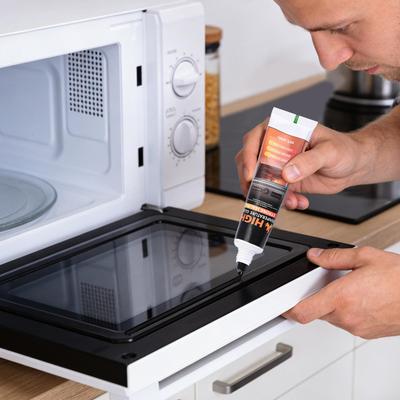 50ml Ovenlijm Afzuigkap Paneel Kit Sneldrogende Kit Voor Oven Kookplaat Magnetron Metaal Glas Paneel Lijm Hittebestendig