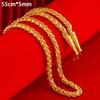 Alloy Gold Plated Snake Bone Necklace Imitation Gold Punk Style Chain for Women Club or Festival Wear