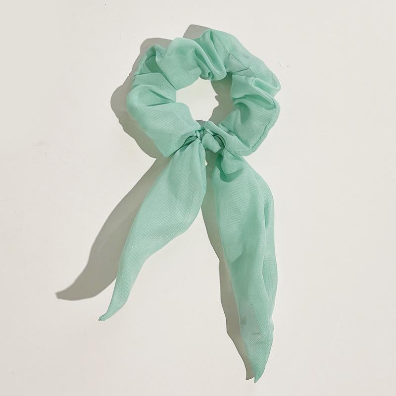 LED Light-Up Large Intestine Hair Scrunchie - Women's Shiny Nightclub Elastic Flower Headband for Parties and Christmas