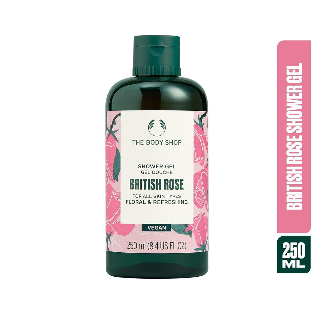 The Body Shop British Rose Bodycare Gift Set With Shower Gel And Body Yogurt For All Skin Types Hydrating Bath Body Care