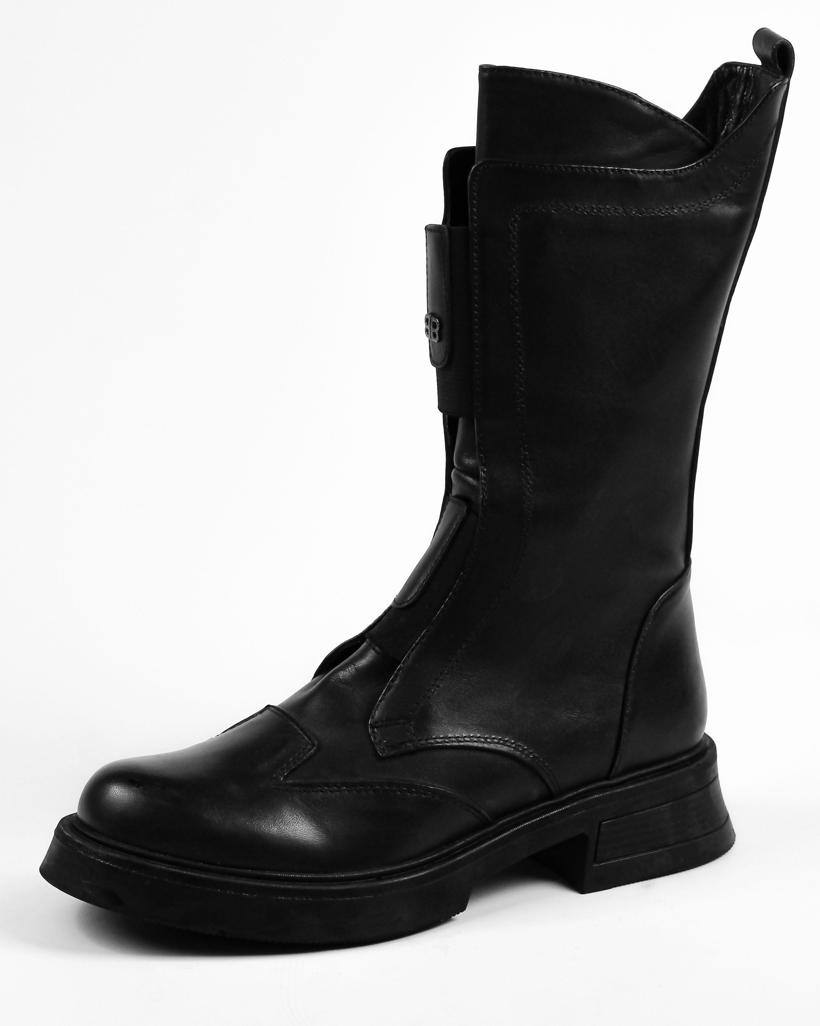 

Черевики високі демі Guero 489417 Чорна шкіра 36 чорний