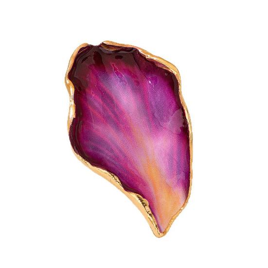 1 Paar Damenohrringe Mehrschichtig Gebrannt Bunt Durchscheinende Textur Emailleglasur Ohrringe Blütenblattdesign Antiallergische Ohrringe Schmuck Geschenk