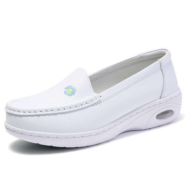 Women s Summer Air Cushion Nurse Shoes - Soft, Breathable, Anti-odor, Comfortable, Non-slip, Thick Sole 35