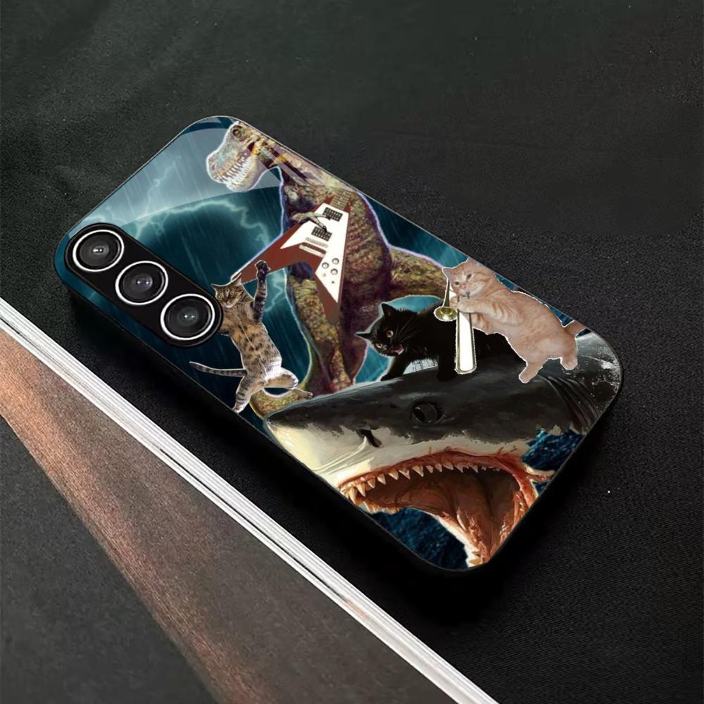 Abstraction Protective Exquisite High-end PhoneCase Glass PhoneCase for Samsung Galaxy S26 S25 S24 S23 S22 S21 FE,Ultra,Plus