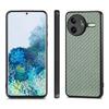 For Xiaomi Poco F7 Ultra 5G/Xiaomi Redmi K80 Pro 5G Case Carbon Fiber Texture PU+PC+TPU Phone Back Cover