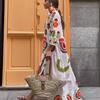 Summer 2024 Women's Floral Print Long Dress