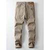Men's Slim-Fit Casual Pants Made of Pure Cotton, 2024 New Spring/Autumn Style, Loose Straight-Leg Business Versatile Long Pants