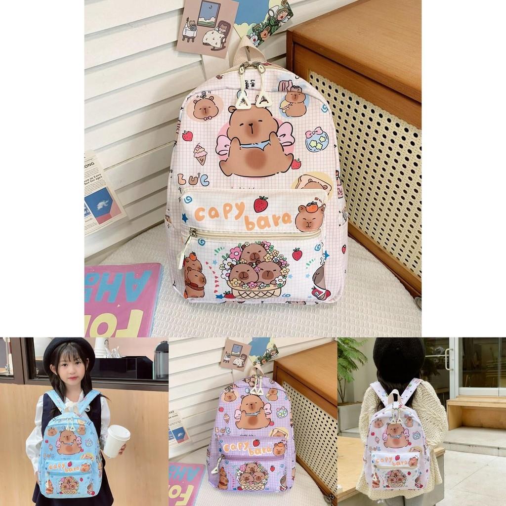 Attractive And Colorful Capybara Print Toddler Backpack Perfect For Preschoolers And Kindergartners
