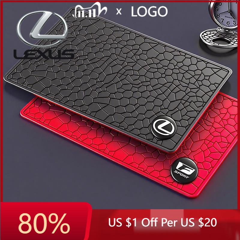 2026 Hot Interior Stickers PVC Car Dashboard Anti Slip Mat Silicone Pad Accessories For Lexus FSPORT LBX NX RX 350h 450h ES UX 3 PS3