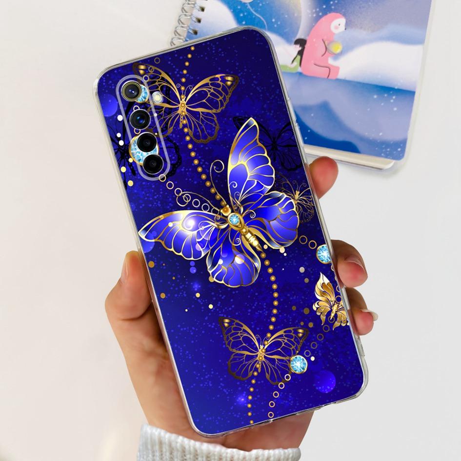 For OPPO Realme 6 Pro Case Fashion Flower Clear Soft Silicone Back Cover For Realme6 Realme 6 Pro 6S 6i 6Pro Realme6s Phone Case