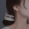 Geometric 925 Sterling Silver Stud Earrings – Small, Exquisite, Trendy, Niche Design for Summer 2021
