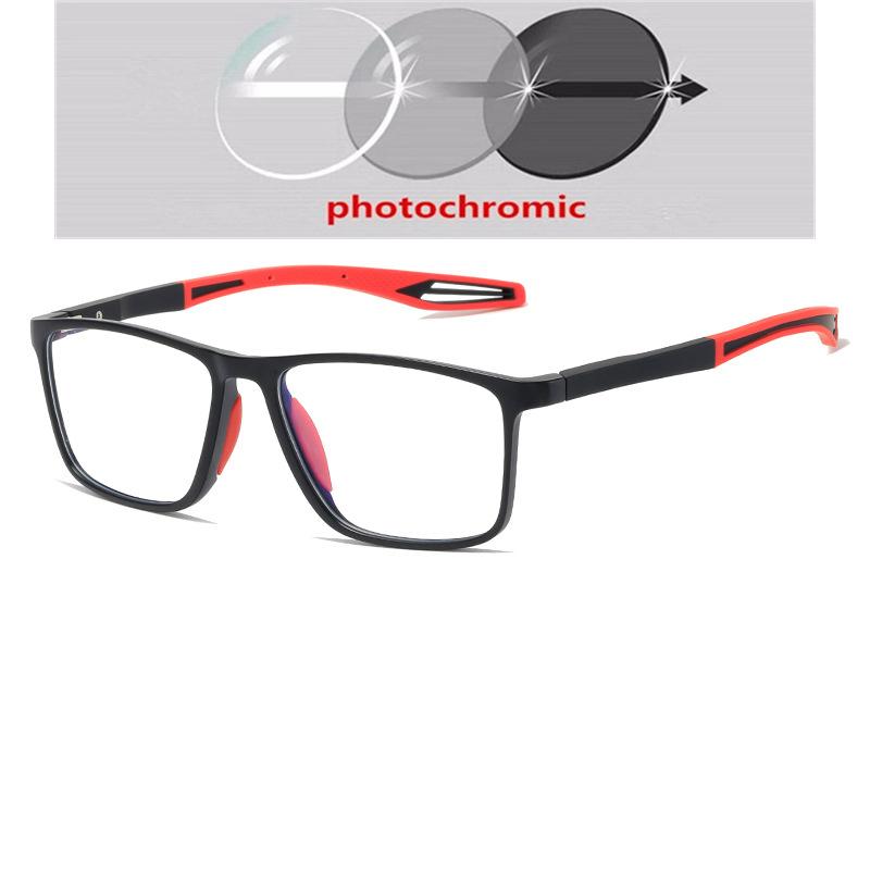 Sport Oversized Prescription Glasses For The Nearsighted Women Men Myopia Photochromic Eyeglasses 0 -0.5 -0.75 To -6.0