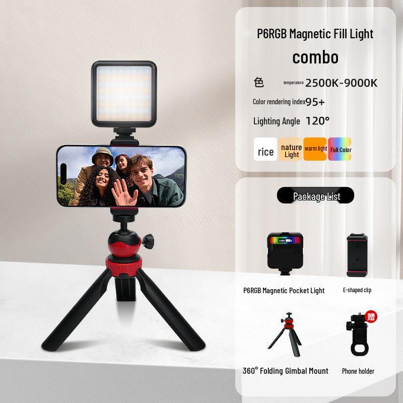 Yingkexi Mini RGB DSLR Camera Fill Light for Photography & Live Streaming