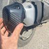Motorcycle Accessory For Exhaust Pipe Exhaust ABS Plastic Carbon Fiber Finish Exhaust Tail Cover Stylish Motorcycle Upgrade