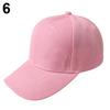 Women Men Casual Sports Baseball Cap Solid Color Blank Visor Hat Snapback Cap