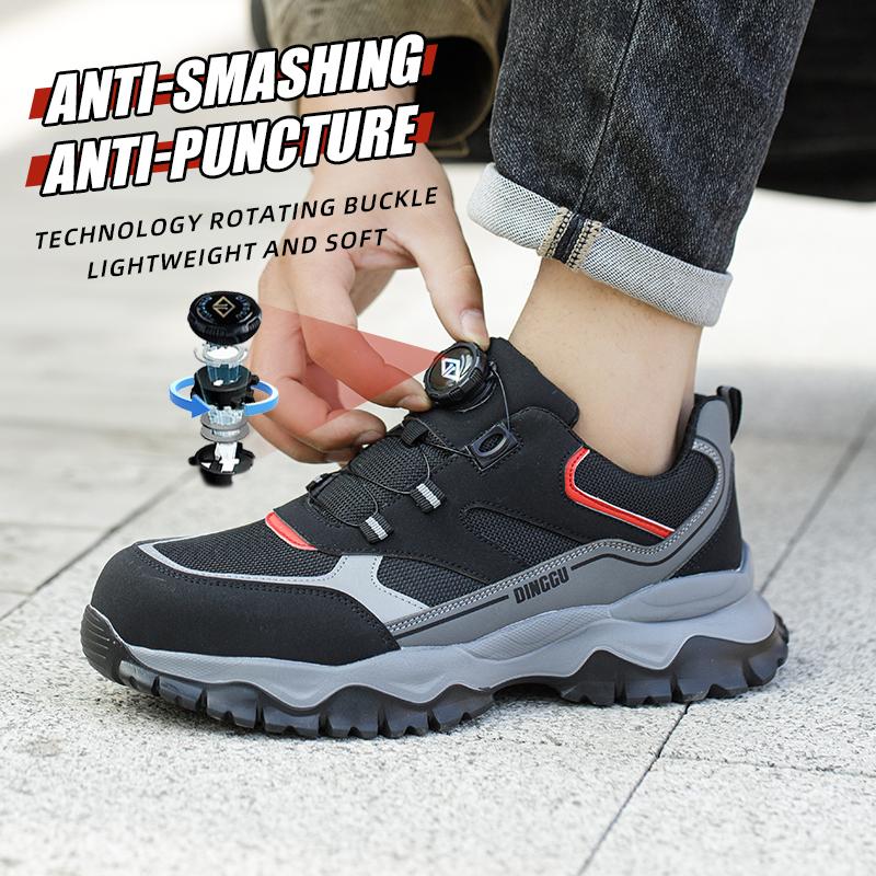 Fashion  Labor Safety Protection Shoes Sneakers Steel Toe Indestructible Construction Anti Smashing Male Working Footwear