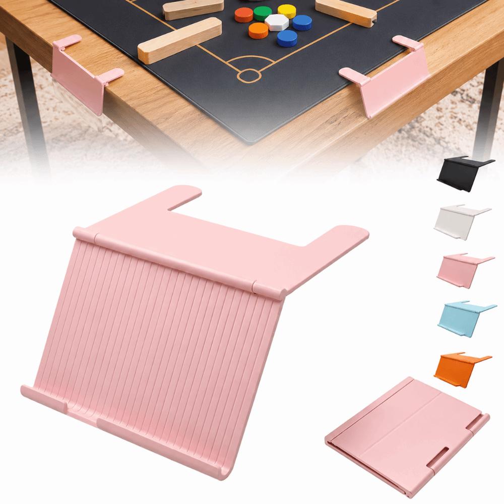 Foldable Mahjong Card Holder Clip-on Design Score Display Rack Portable Table Edge Rack  Desk Play