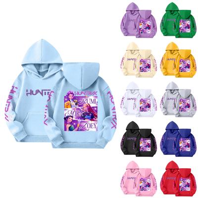 Kids' Casual Long-Sleeved Letter Print Hooded Sweatshirt, Trendy Long-Sleeved Sweatshirt