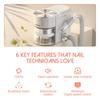 2026 New Design 2-in-1 200W-30000revolutions Electric Buit-in Dust Extractor Nail Drilling Tool for Manicure Pedicure Salon