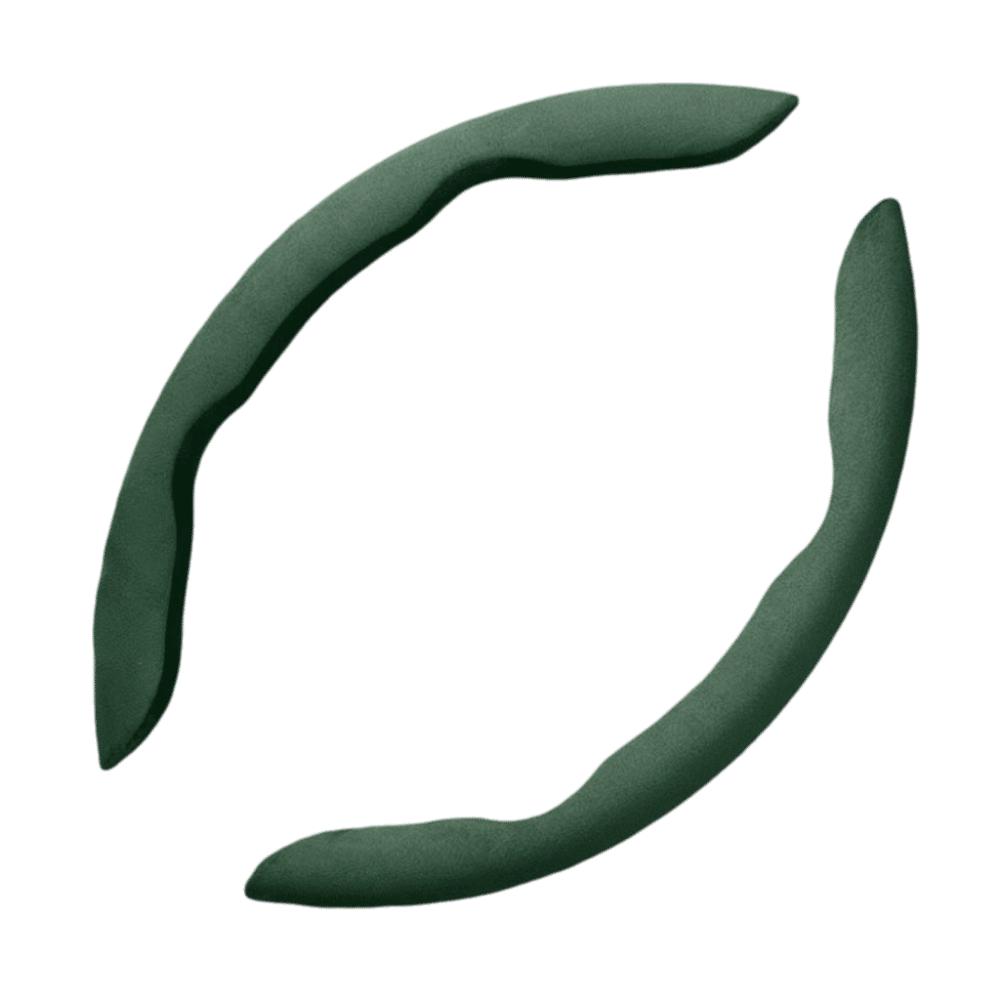 2pcs Luxury Faux Suede Cover Ergonomic Anti-Slip Cover Snap-On Cover  All-Weather Driving