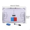 Football ing Board Soccer with Pen for es Marker Training Writing Equipment
