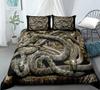 3D Printed Snake Style Bedding Set Duvet Cover Bedroom Comforter Covers Single Twin King Size Quilt Cover Home Textile