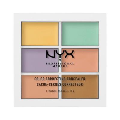 Nyx Professional Makeup Concealer Farbkorrekturpalette, leichte Formel, 9 g