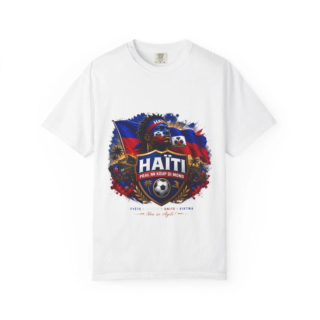 Haiti Football Pride T Shirt | Nou nan Batay design