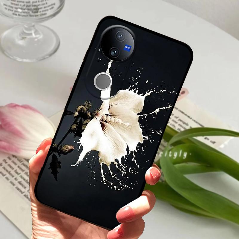 Für Vivo V50 Weiche Hülle V 50 5G Silikon TPU Handyhülle Hüllen Für VIVO V50 V2427 Schutz Stoßfänger Fundas Capas Luxus Cartoon