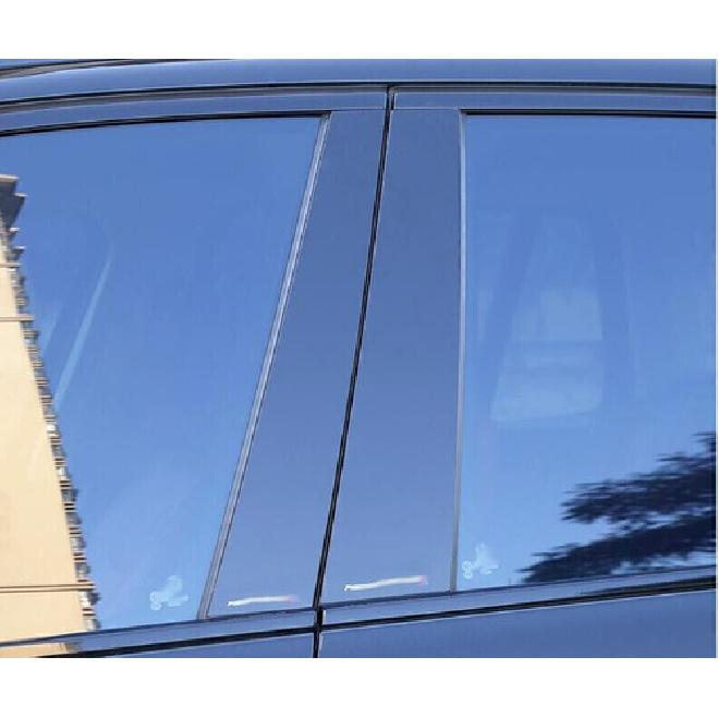 For BMW X3 G01 2018-2024 Gloss Black Window Center BC Pillar Molding Cover Trim