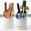 Utlery Holder Cutlery Drainer Container Drying Rack Non Slip Tableware Spoon Fork Box Kitchen Organizer