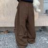 Oversized Cargo Parachute Pants Women Japanese Style  Wide Leg Joggers Hippie Baggy Vintage Sweatpants Trousers