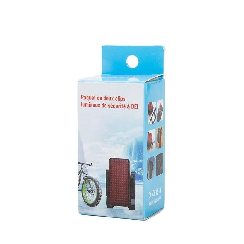 LED Bicycle Taillight & Safety Light – Clip-on for Helmets & Backpacks, Outdoor Waterproof Cycling Equipment