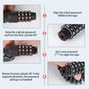 Motorcycle Bicycle Anti-Theft Chain 4-Digit Password Combination Helmet Lock Safety Portable Cable Lock Durable Wire Rope