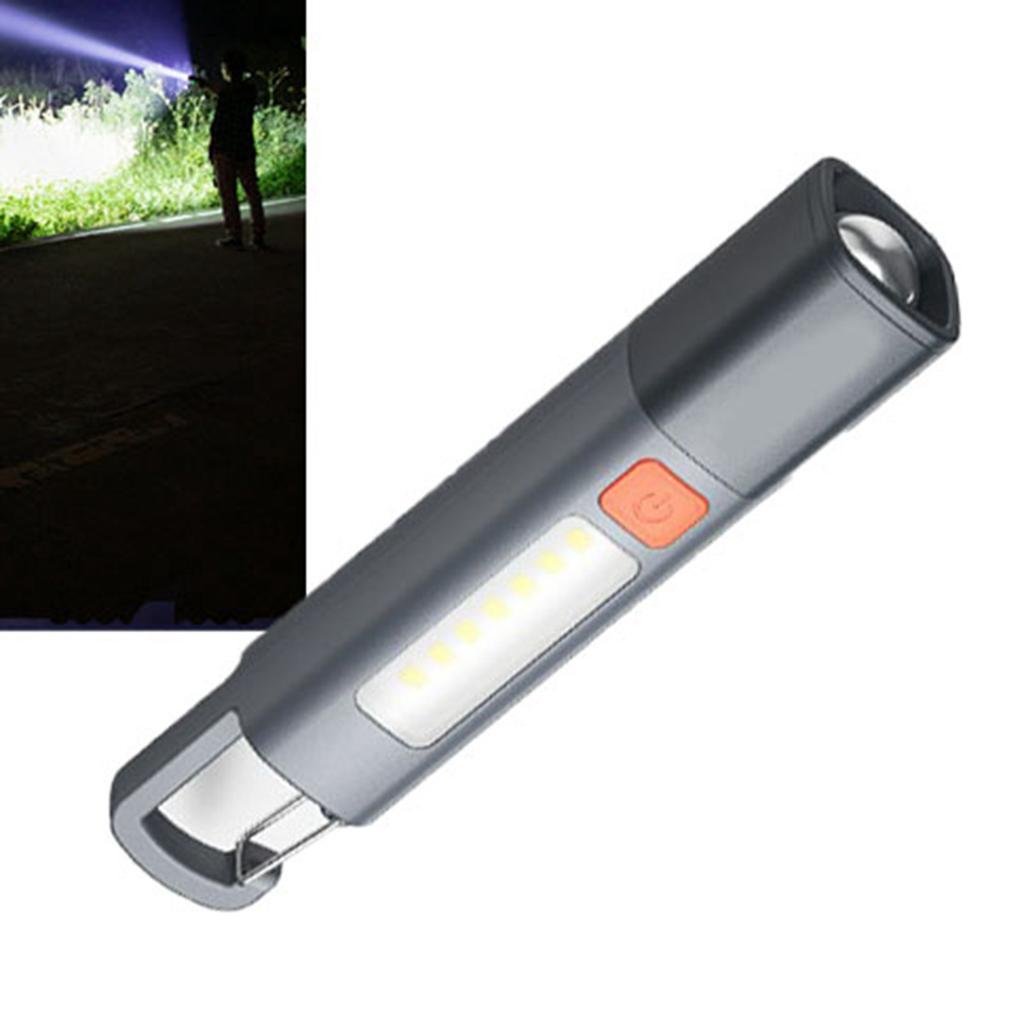 LED Flashlight Portable LED Work Light Long Range Compact Flashlight for Home and Outdoor Activities Built in Battery