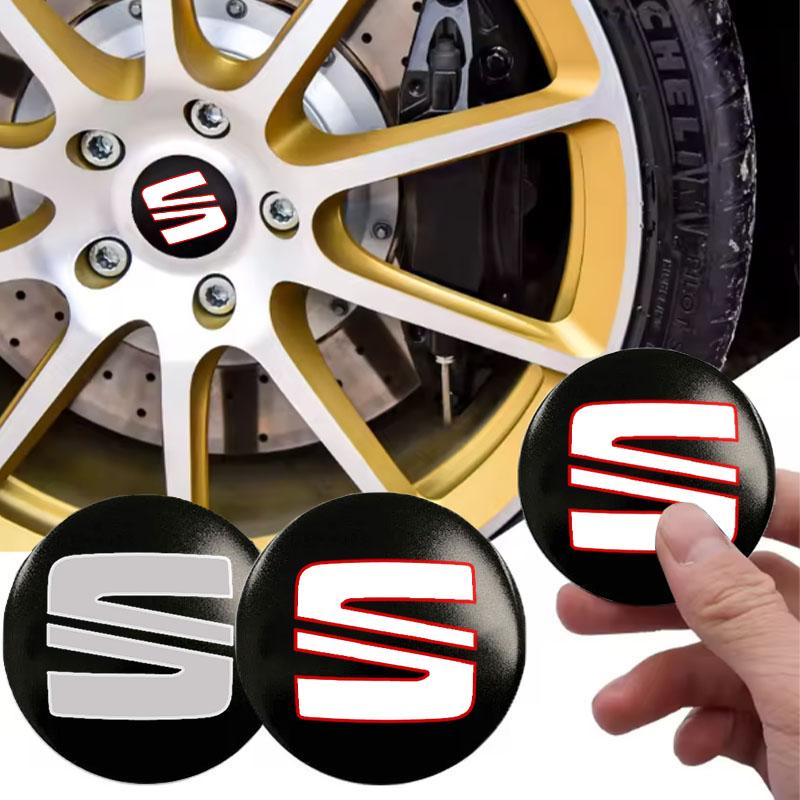 Auto Radnabenkappen Aufkleber Nabenkappen Aufkleber Für Seat Leon 5f Ibiza 6l 6j Leon 1p Cushion Altea Xl Leon Mk Auto Zubehör
