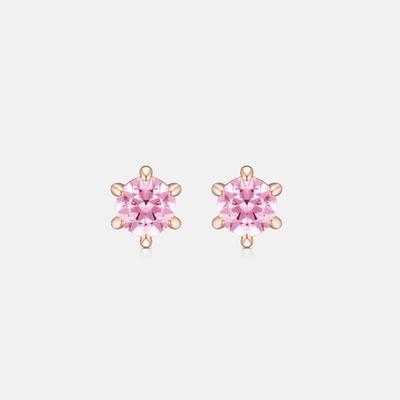 METROCITY JEWELRY René Perla Sterling Silver Rose Earrings A243SE9001RPP