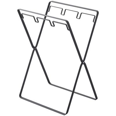 Yamazaki Jitsugyo 5715 Plastiktüten, 3 Reihen, 45 l, Müllsackständer, schwarz, B38 x T29 x H54 cm, Turm-Trennung, Mülleimer, Plastiktütenständer, 5715 & ca.. (Wenn